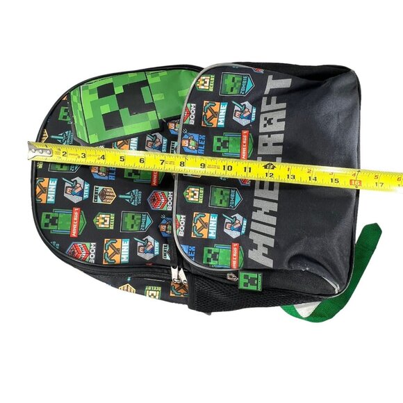 Minecraft Large 16" School Backpack Detachable Lunch Bag for Kids Boys - Picture 11 of 16